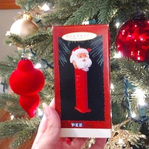 Vintage Hallmark PEZ Santa Ornament
